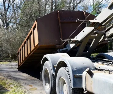 Wulf's Disposal roll-off dumpster